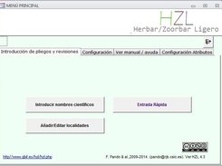 Pantalla principal