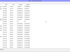 Images loaded into iMap tool