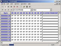 I2C EEPROM Burner application main window