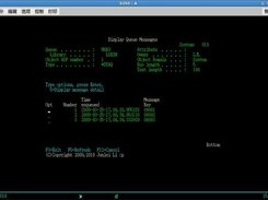 The main panel. Messages in a data queue are listed here.