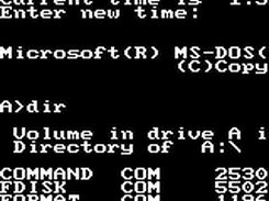 i86 running MS-DOS 3.30