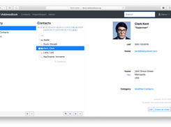 PHP iAddressBook Screenshot 1