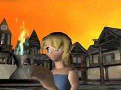 This is the town area of the 3d game example program