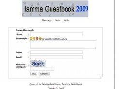 Iamma Guestbook Screenshot 1