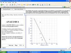 IBDWS Postscript/JPEG Plotting (Genetic vs Geographic)