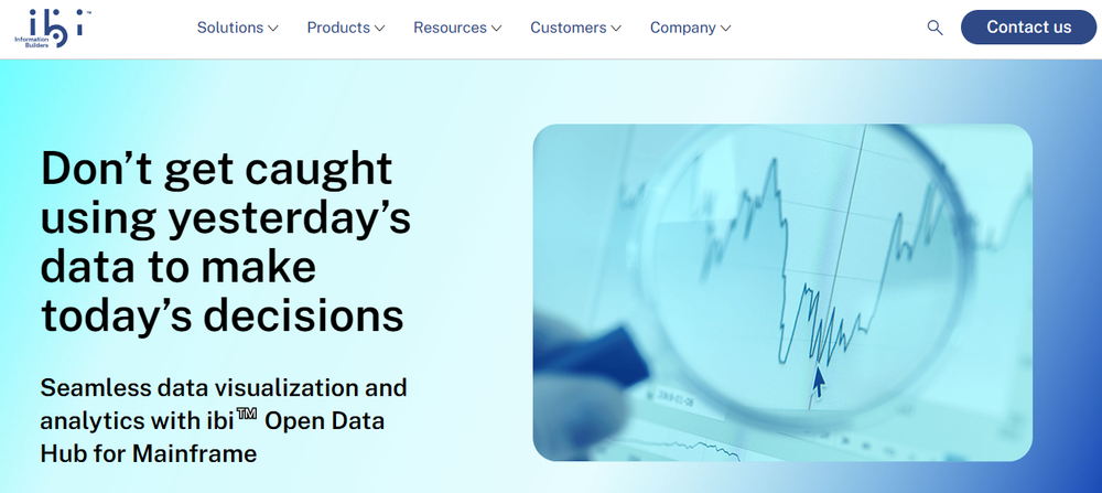 ibi Open Data Hub for Mainframe Screenshot 1