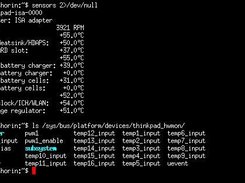 ThinkPad-ACPI 0.19-20080321 HWMON sensors