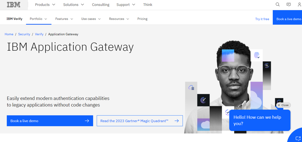 IBM Application Gateway Screenshot 1