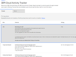 IBM Cloud Activity Tracker Screenshot 1