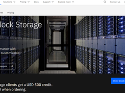 IBM Cloud Block Storage Screenshot 1