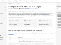 IBM Cloud Code Engine Screenshot 1