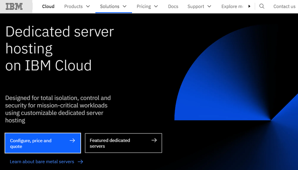 IBM Cloud Dedicated Screenshot 1