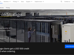IBM Cloud File Storage Screenshot 1