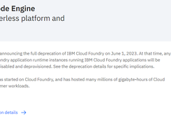 IBM Cloud Foundry Screenshot 2