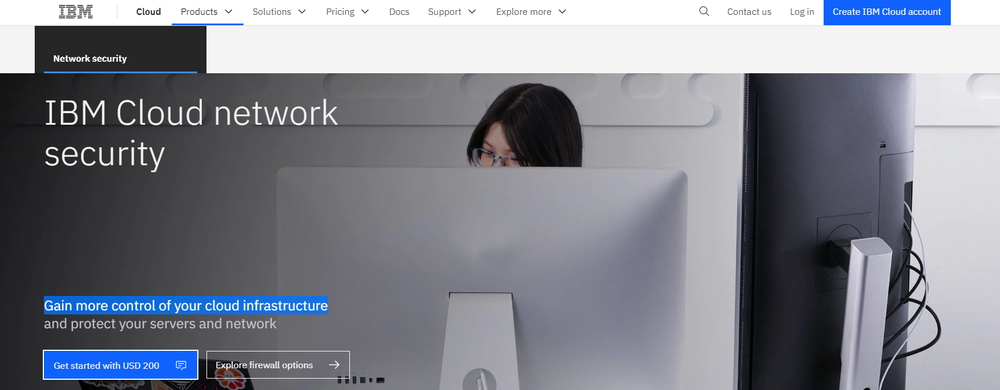 IBM Cloud Network Security Screenshot 1