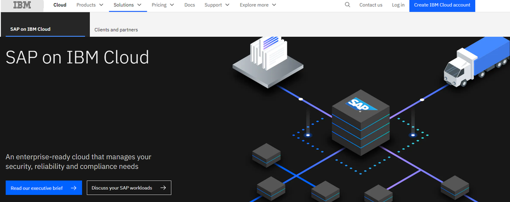 IBM Cloud SAP Screenshot 1