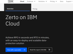 IBM Cloud Zerto Screenshot 1