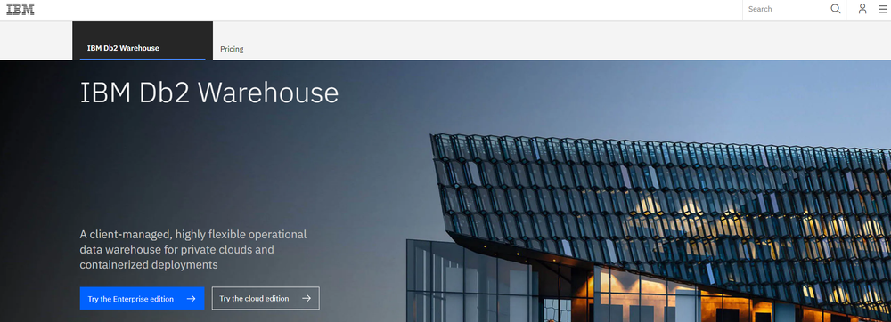 IBM Db2 Warehouse Screenshot 1