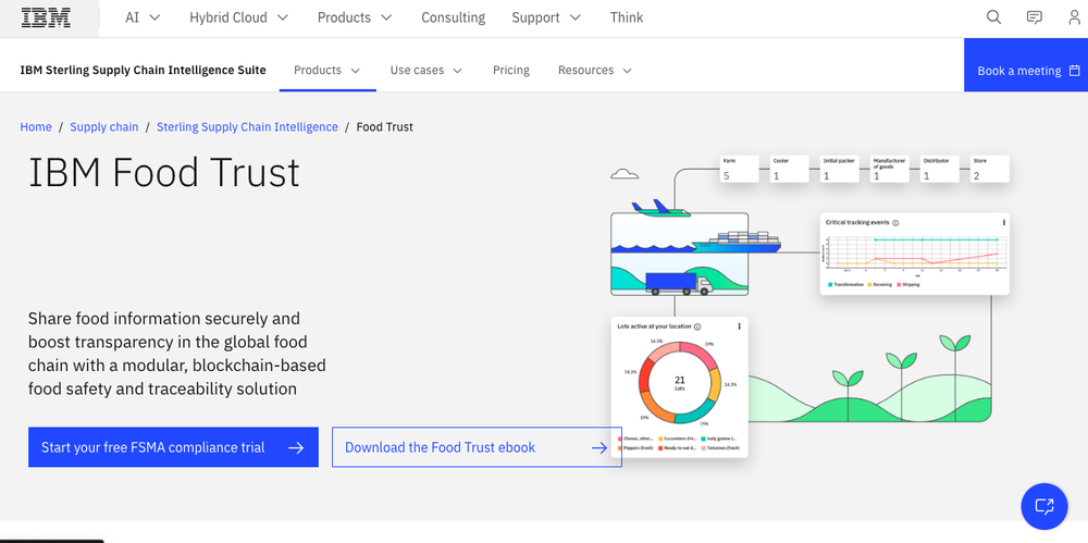IBM Food Trust Screenshot 1