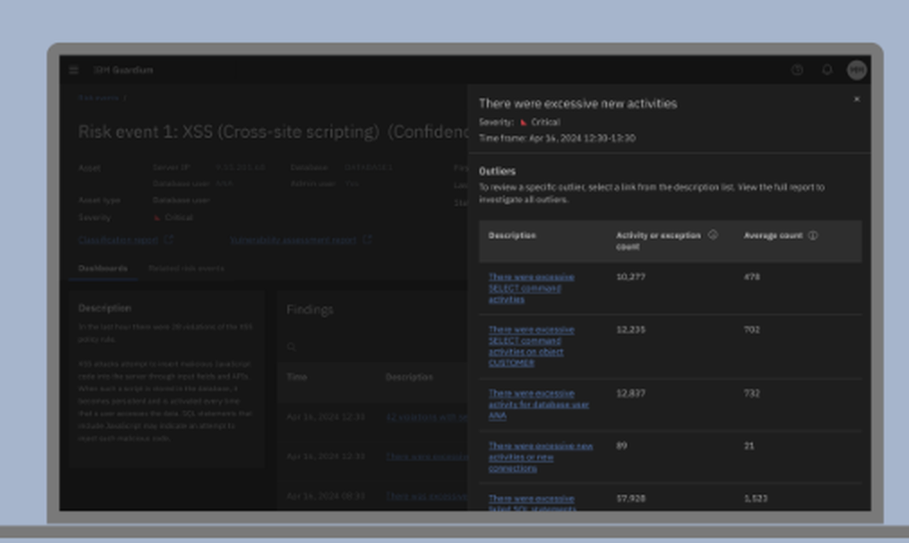 IBM Guardium DDR Screenshot 1