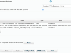 IBM Guardium Vulnerability Assessment Screenshot 1