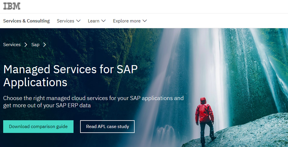 IBM Managed Services for SAP Applications Screenshot 1