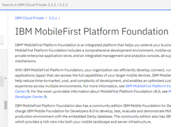 IBM MobileFirst Foundation Screenshot 1