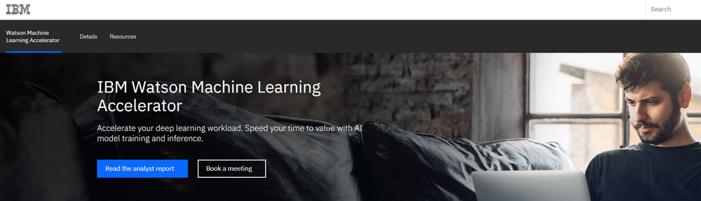 IBM Watson Machine Learning Accelerator Screenshot 1