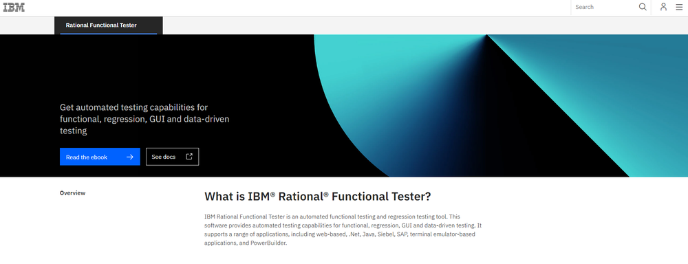 IBM Rational Functional Tester Screenshot 1