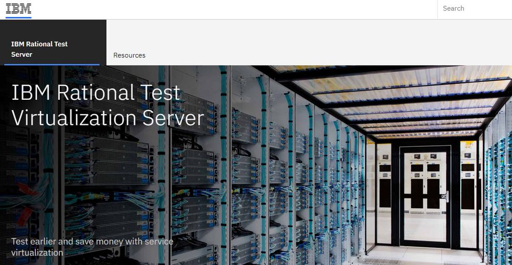 IBM Rational Test Virtualization Server Screenshot 1