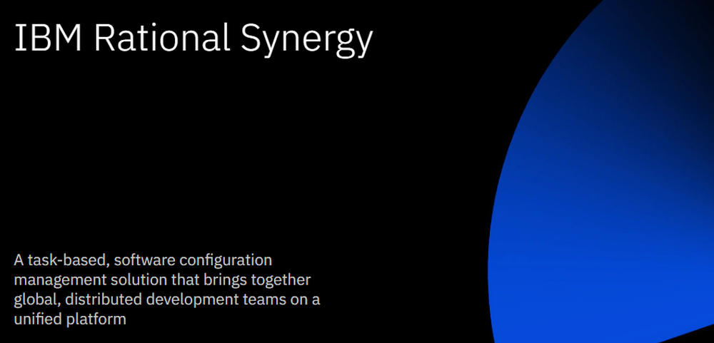 IBM Rational Synergy Screenshot 1