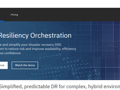 IBM Resiliency Orchestration Screenshot 1