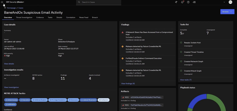 IBM QRadar SOAR Screenshot 1
