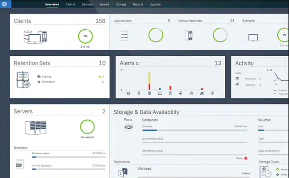 IBM Storage Protect Screenshot 1