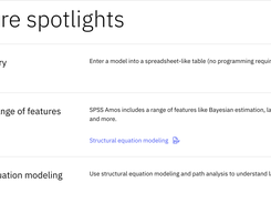 IBM SPSS Amos Screenshot 1