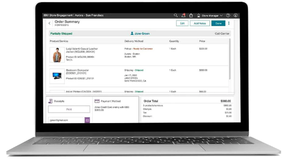 IBM Sterling Store Engagement Screenshot 1