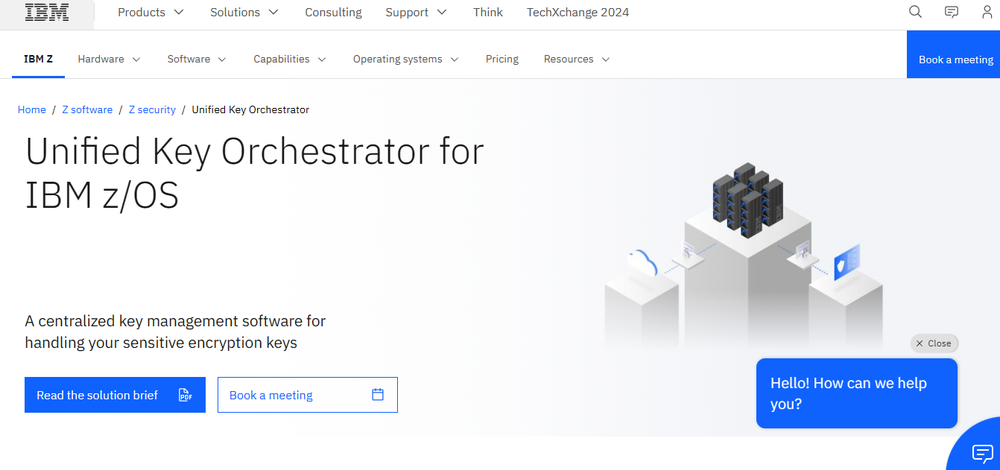 IBM Unified Key Orchestrator Screenshot 1