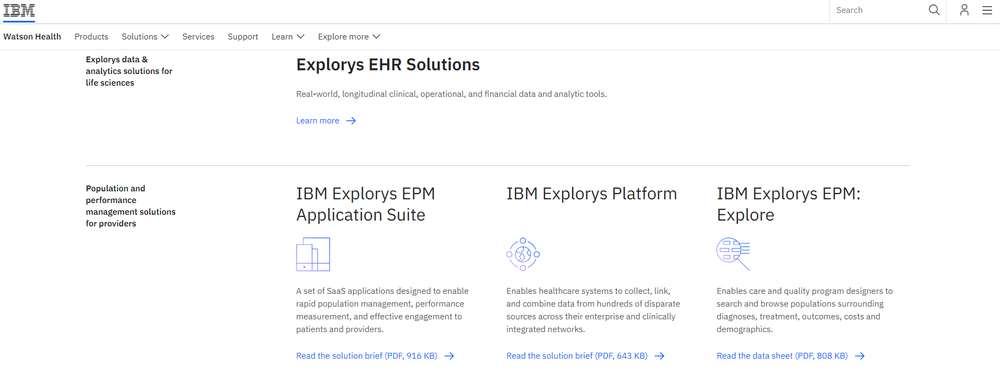 IBM Watson Explorys Screenshot 1