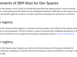 IBM Wazi for Dev Spaces Screenshot 1