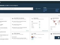 IBM X-Force Exchange Screenshot 1