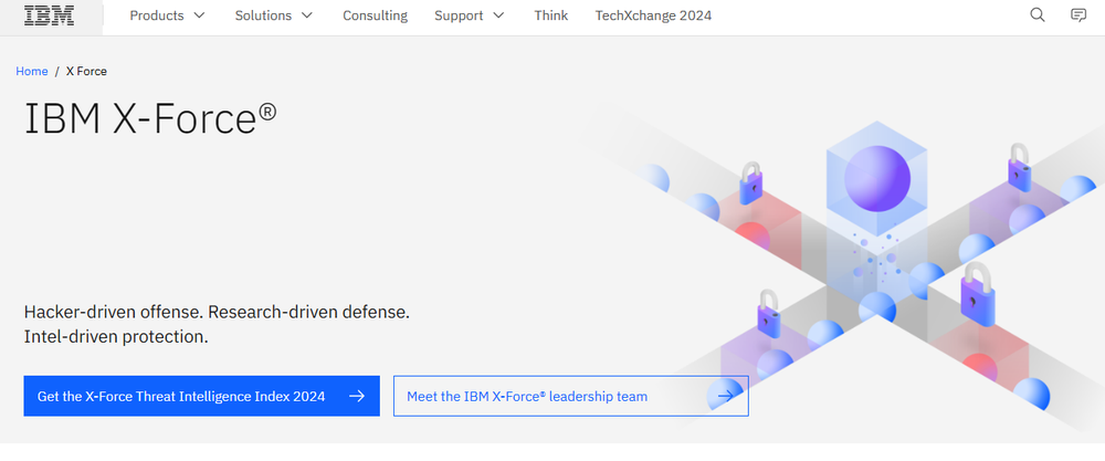 IBM X-Force Screenshot 1