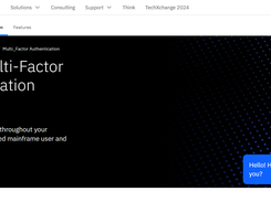 IBM Z Multi-Factor Authentication Screenshot 1
