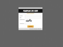 PowerNuke CMS GOLD Admin Login