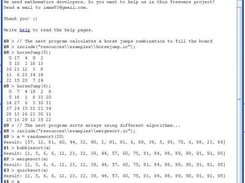 ICalc including example files and using vectors.