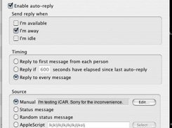 the Auto-Reply preference pane