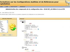 Admin the components of a configuration