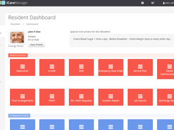 iCareManager-ResidentDashboard