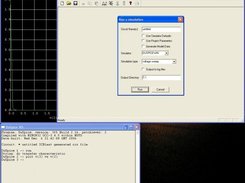 ICBlastVC6 running DUSPICE on a small transistor design