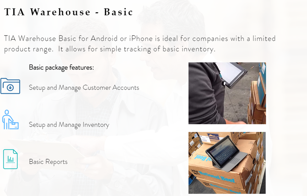 TIA Warehouse Screenshot 1