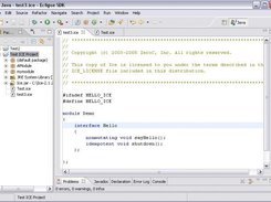 Example of syntax coloring in Eclipse for ICE files